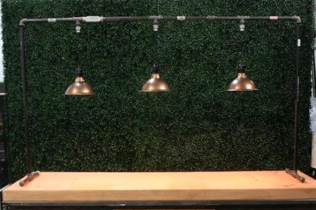 Rental store for Bar Lights, 3 bulb Bronze in Fresno CA