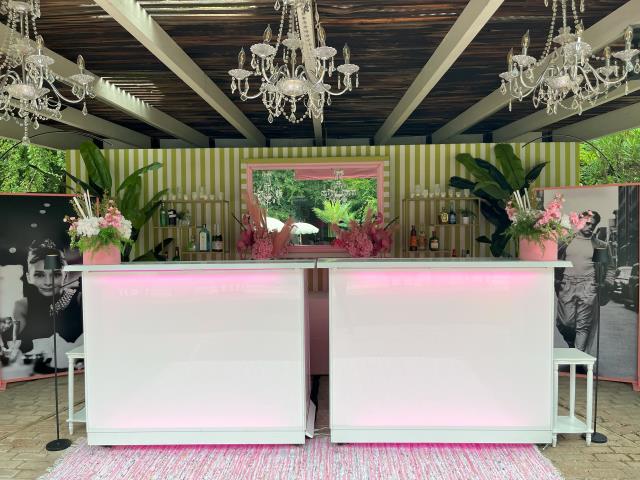 Rental store for 6 Glossy White Bar in Fresno CA