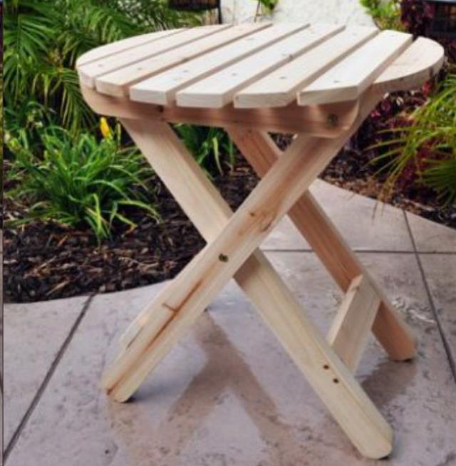 Where to find Adirondack, Side Table, Natural Wood in Fresno
