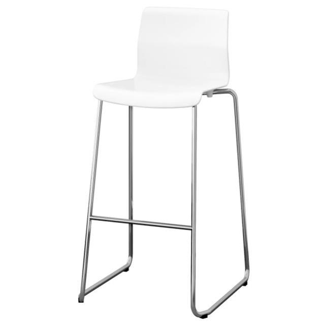 Rental store for Barstool, White With Back in Fresno CA