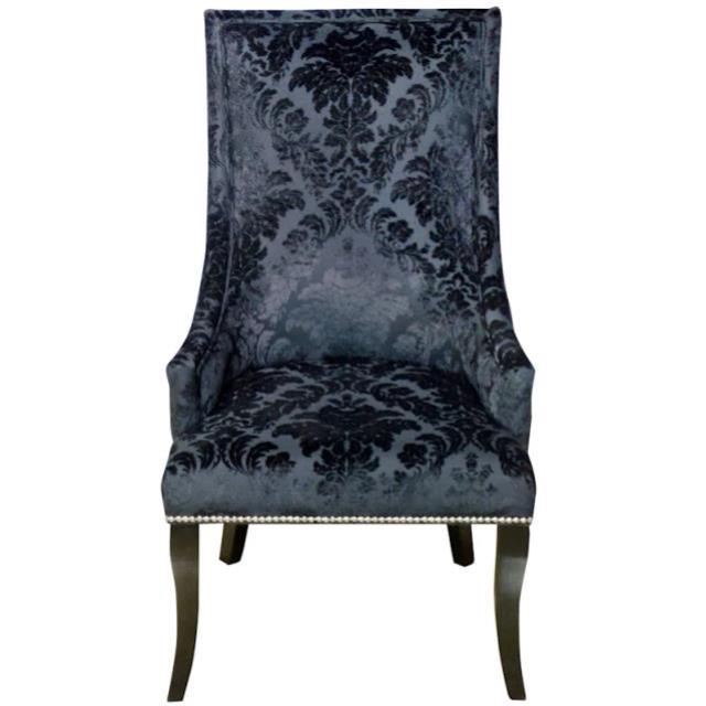 Where to find Chair, Damask Black Velvet in Fresno