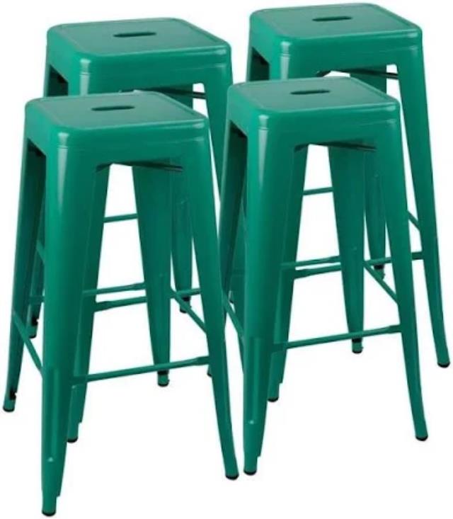 Rental store for Barstool, Green Metal in Fresno CA