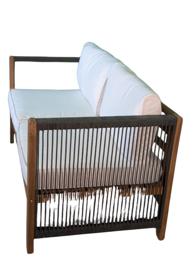 Where to find Patio Joy Rope Wood Patio Loveseat in Fresno