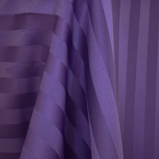 Rental store for Satin Stripe Eggplant Linen in Fresno CA