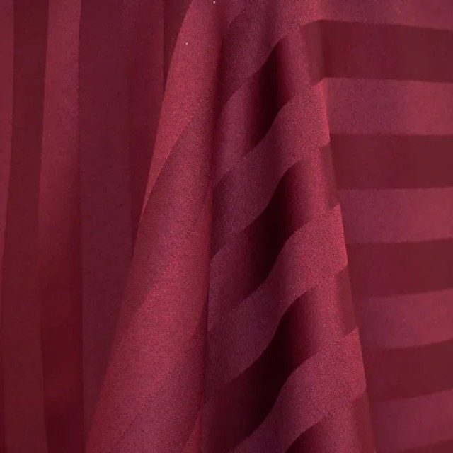 Rental store for Satin Stripe Burgundy Linen in Fresno CA