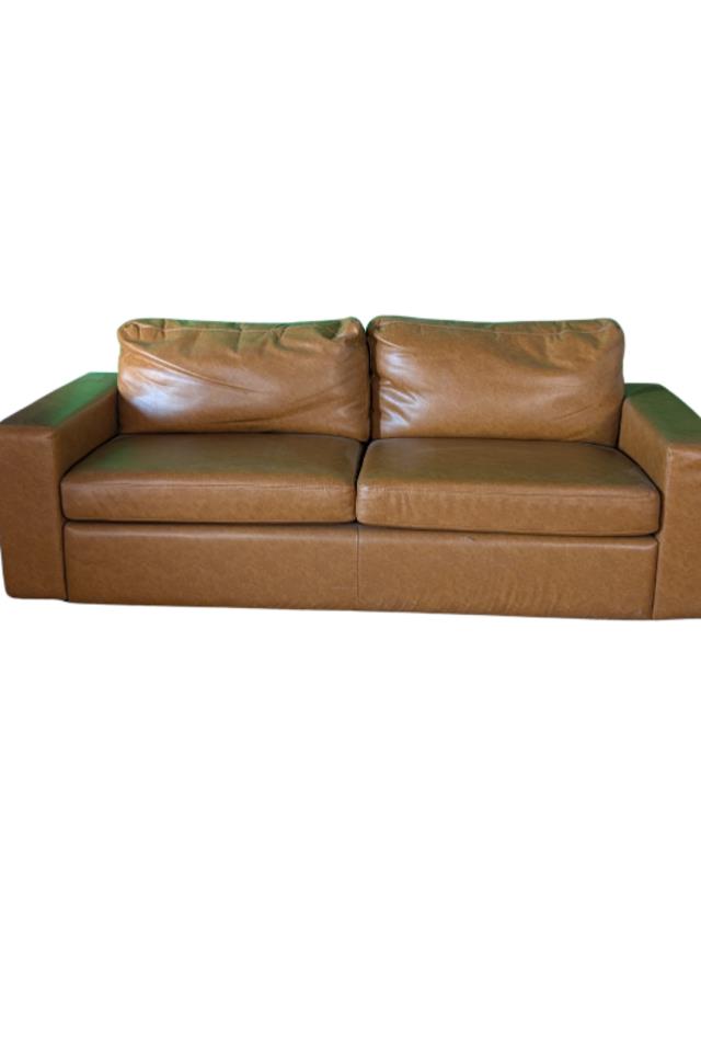 Where to find Leather Cognac, Sofa in Fresno