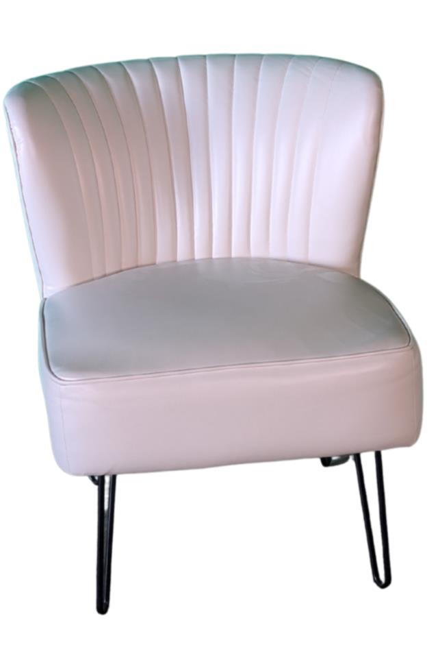 Where to find Chair, White Leather in Fresno