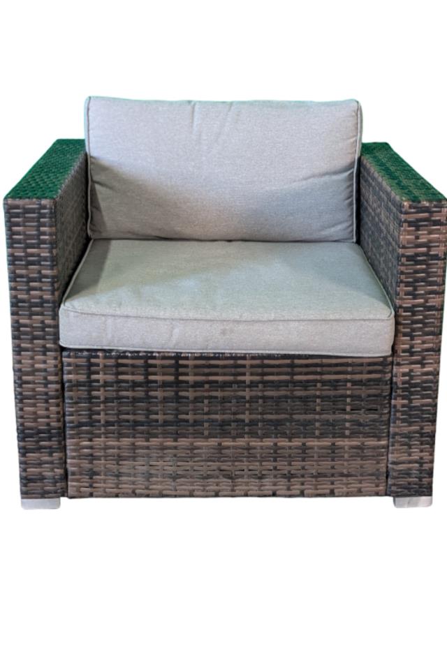 Where to find Rich Brown Hand Woven Corner Chair in Fresno