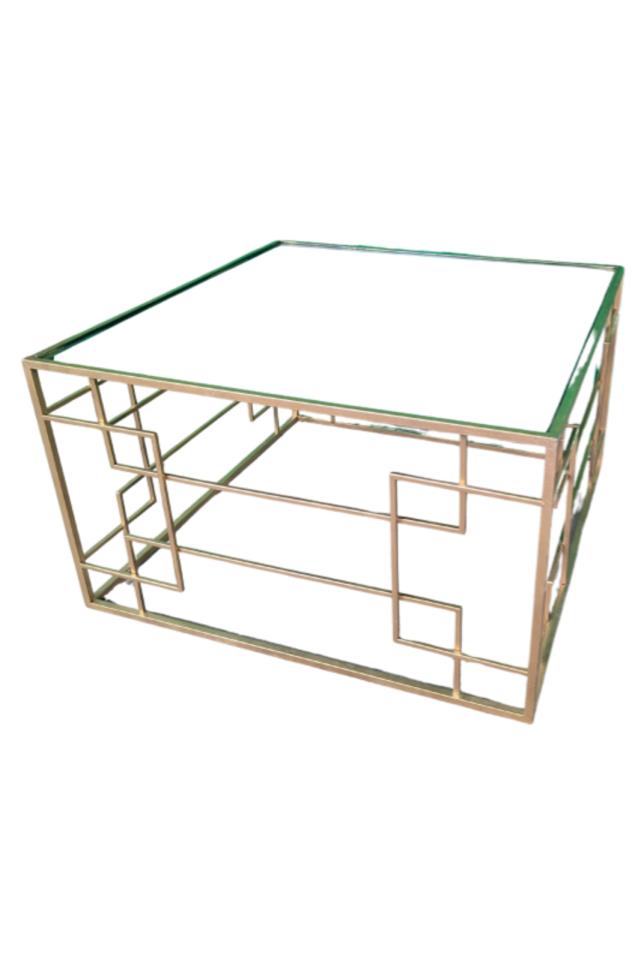 Where to find Table, Square Mirror Gold Frame Coffee in Fresno