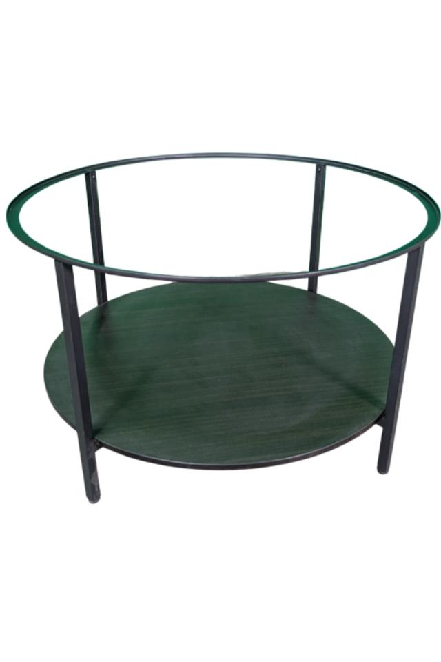 Where to find Table, Round Glass Black Bronze Coffee in Fresno