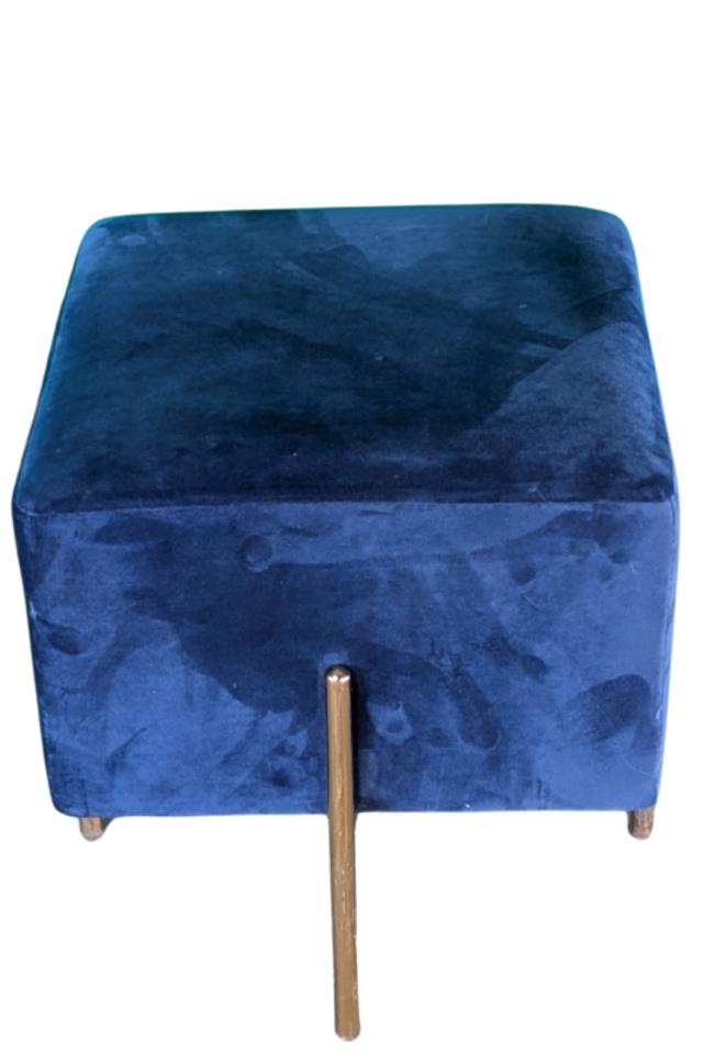 Where to find Ottoman, Blue Velvet Modern Square in Fresno