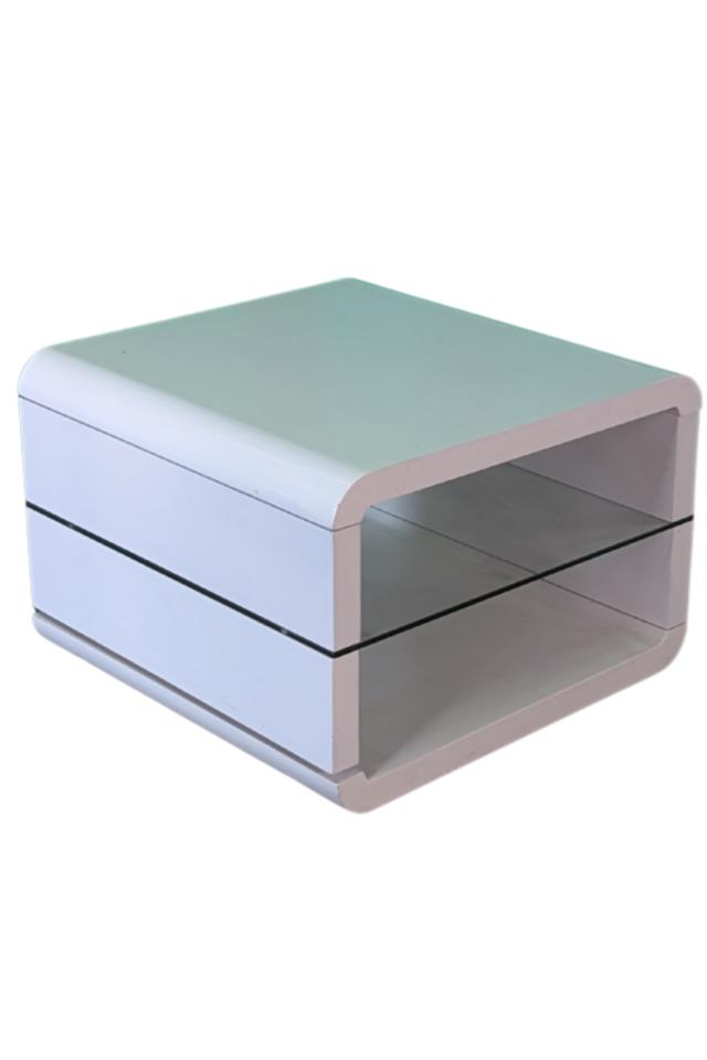 Where to find Table, White Modern Glass Shelf Side in Fresno