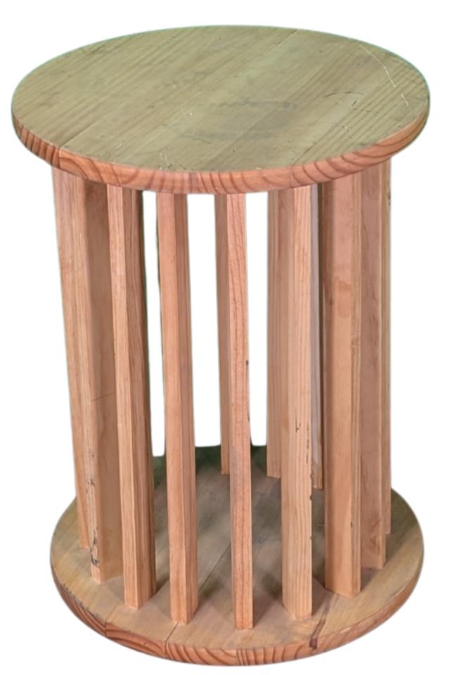 Where to find Table, Round Wooden Slatted Side in Fresno