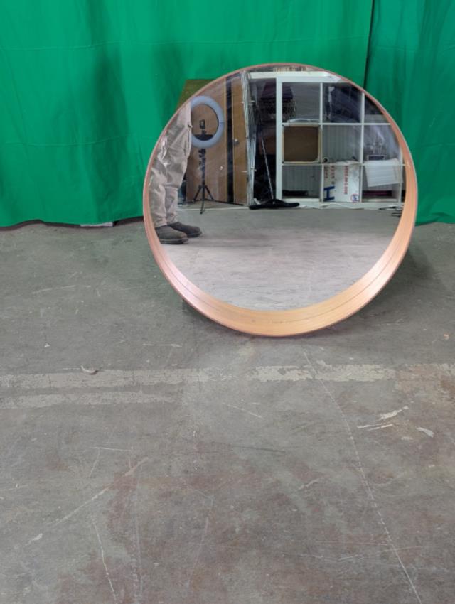 Rental store for Mirror, Round Wood Frame Decor Wall in Fresno CA